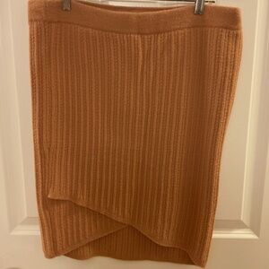 Camel Knit Skirt